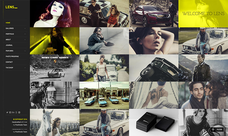 grid photography theme