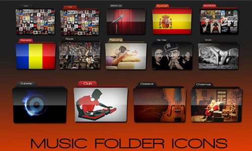Music Folder Icons