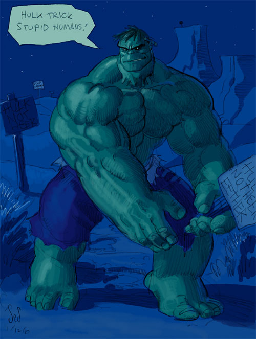 Hulk Trick Stupid Humans