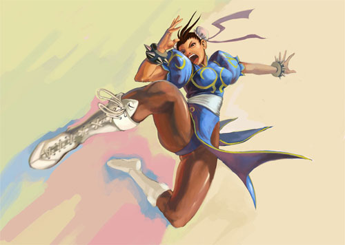 Chun-Li Fanart sketch paint