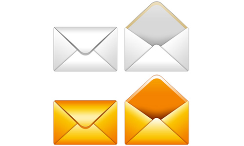 Email icon PSD