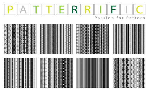 Seamless Pixel Patterns Black White Vertical Lines