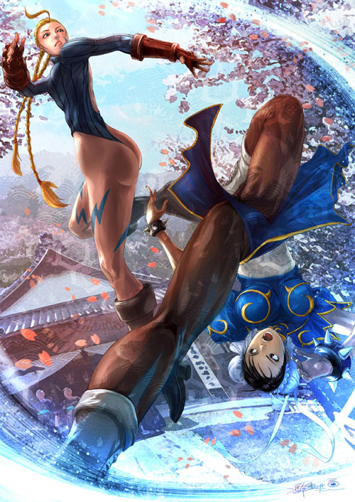 Cammy and Chun-Li