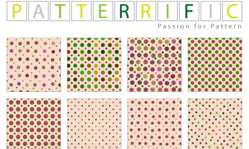 Seamless Pixel Patterns Pink Polka Dots