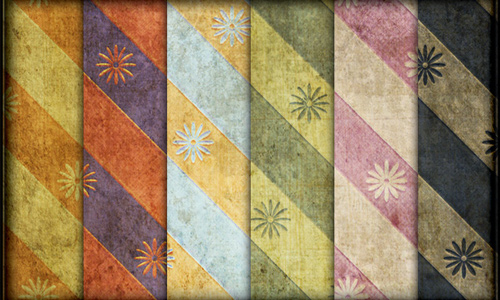 Grungy Tileable Vintage Patterns