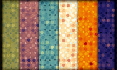 Free Exotic Polkadots Photoshop Pattern Set