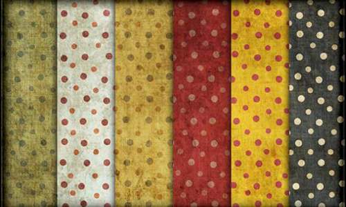 Grungy Polka Dots Photoshop Patterns