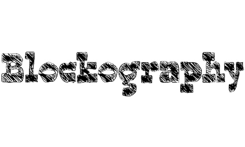 blockography font
