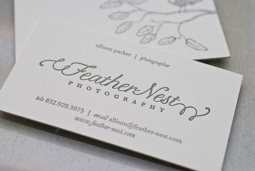 Cool Photography Business Card