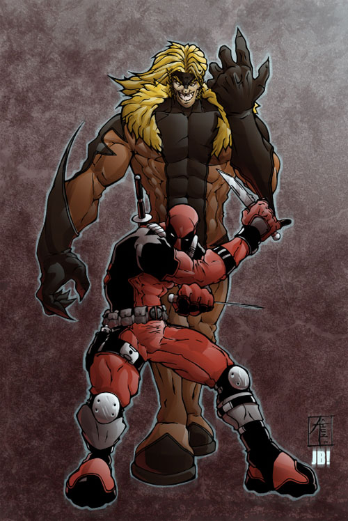 Deadpool and Sabertooth