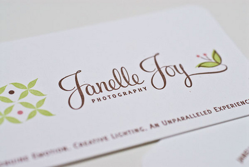 Eye-Catching Photography Business Card