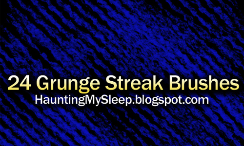 24 Grunge Streak Brushes