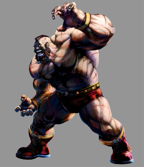 zangief (street fighter and 1 more) drawn by nesskain