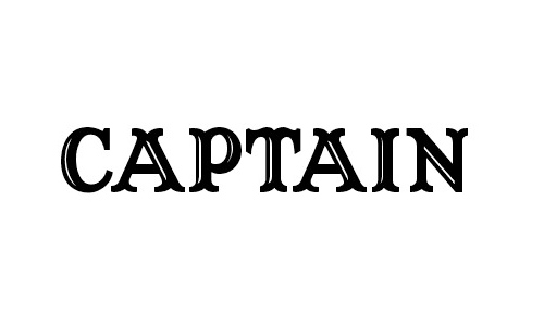 Captain Howdy font
