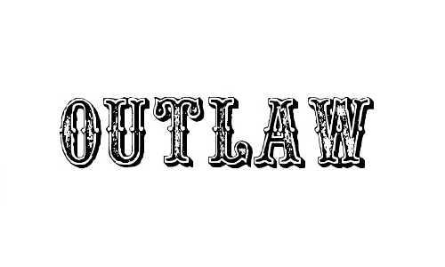 Outlaw font