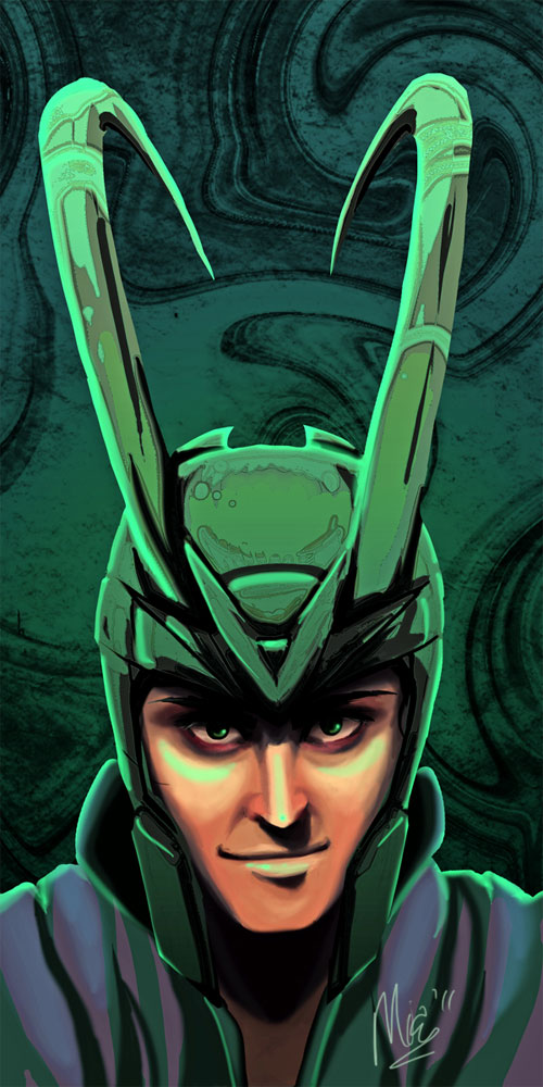 Smiling Loki