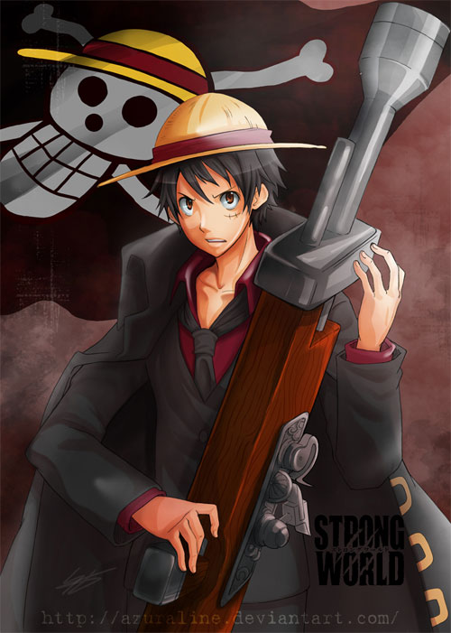 Monkey D. Luffy render by Ferdiferrah on DeviantArt