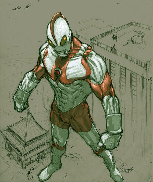 Original Ultraman Art