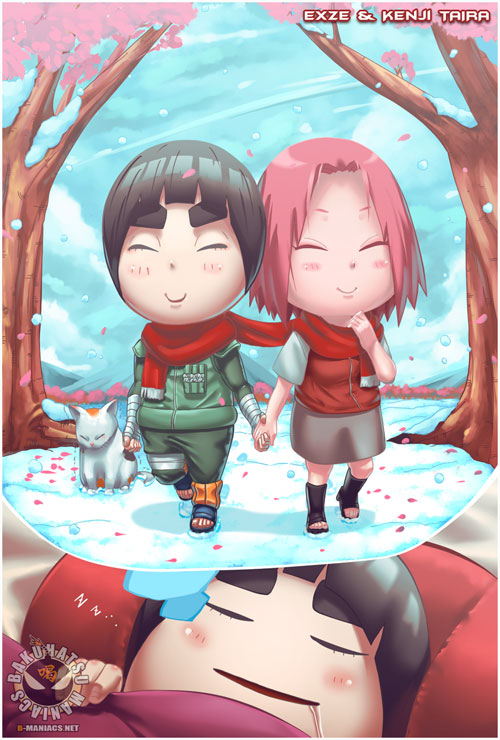 Rock Lee and Sakura