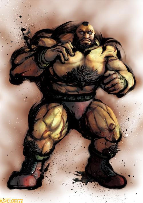 Zangief Street Fighter Design - Original Artwork - Street Fighter