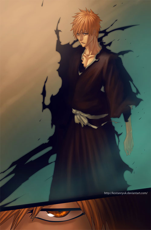 Powerful Ichigo of Bleach Artworks Collection | Naldz Graphics