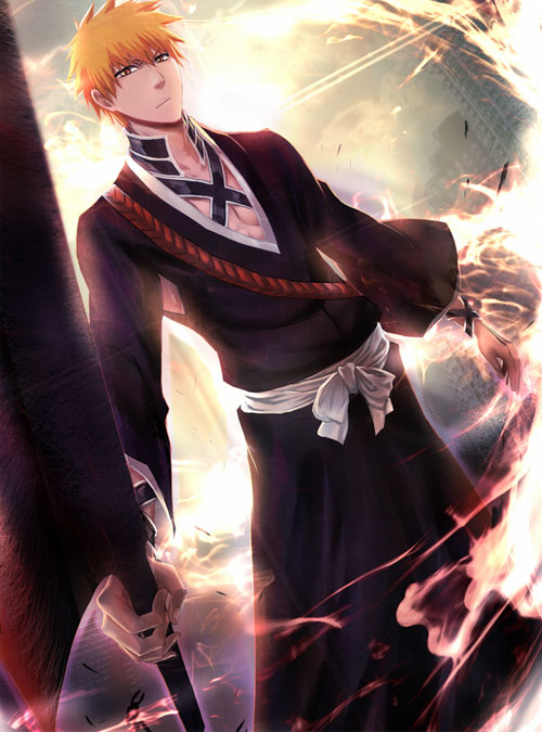 Powerful Ichigo of Bleach Artworks Collection | Naldz Graphics