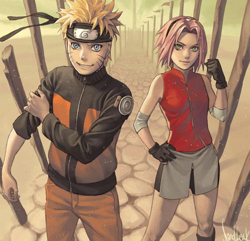 Naruto and Sakura