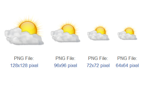 Status weather clouds Icon