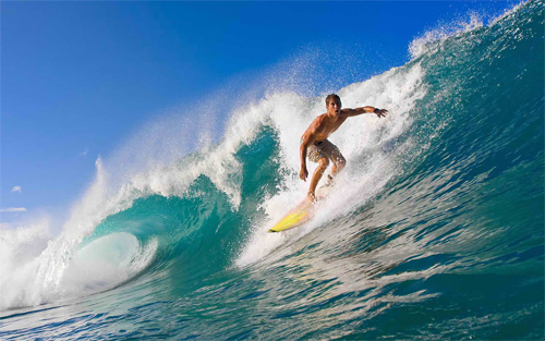 Summer Surf Wallpaper