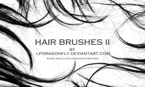 download brush hair photoshop