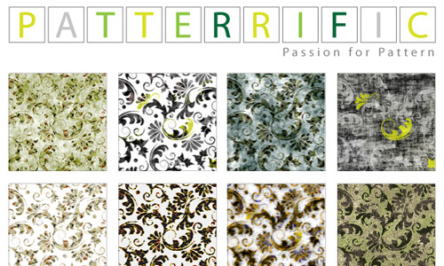 Seamless Pixel Patterns Grunge Florals