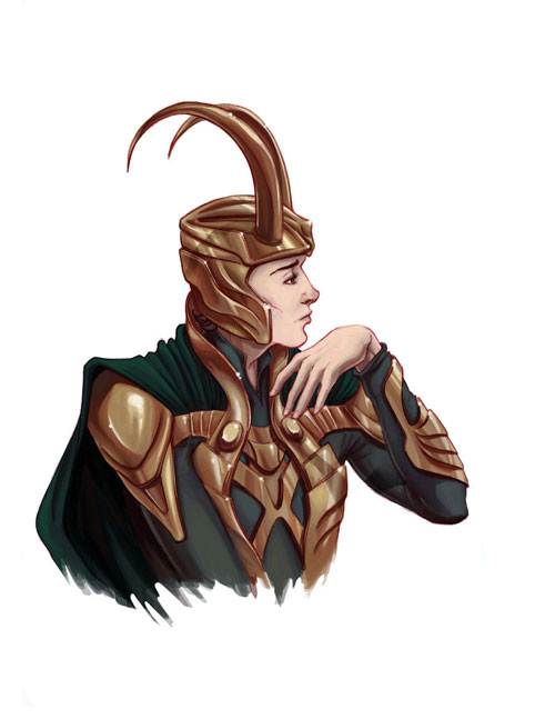 Meditating Loki