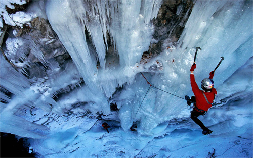 Ice Climbing Wallpaper
