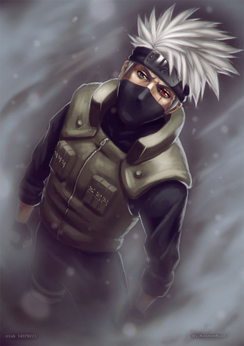 Gambar 34 Kakashi Hatake Illustration Artworks Naldz Graphics Naruto ...