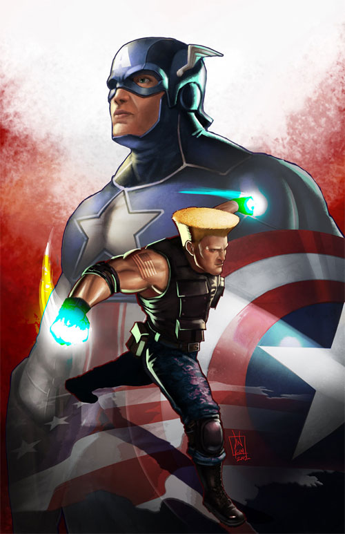 Guile X Captain America 2.0