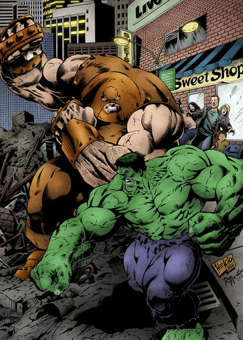 Hulk vs Juggernaut