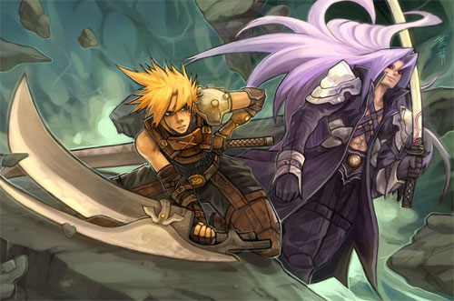 Cloud vs Sephiroth