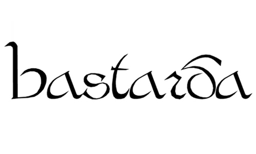 Bastarda font