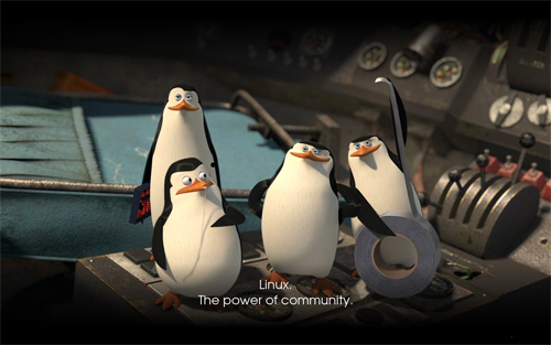 Linux Penguins Wallpaper