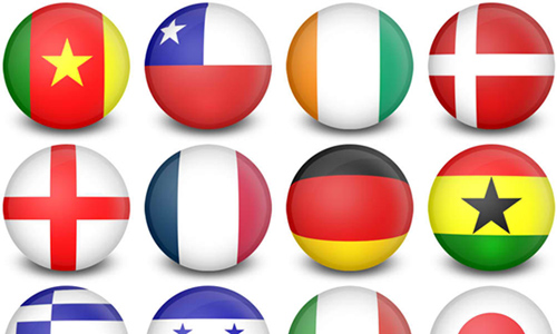 WorldCup Flag-Balls - 32 Icons