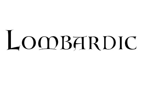 Lombardic font