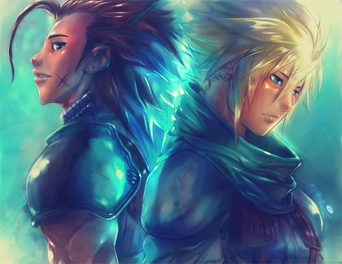 FF7 CRISIS CORE Cloud and Zack