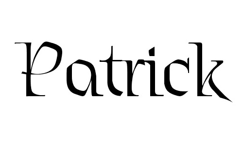 Patrick font