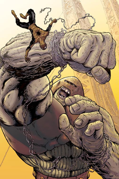 Spiderman vs Juggernaut color