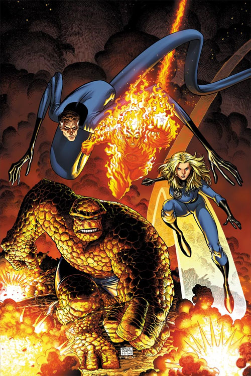 Art Adams Fantastic Four Cover