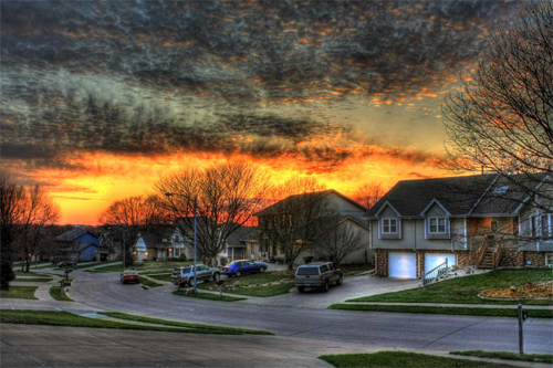 Street-Level Sunset