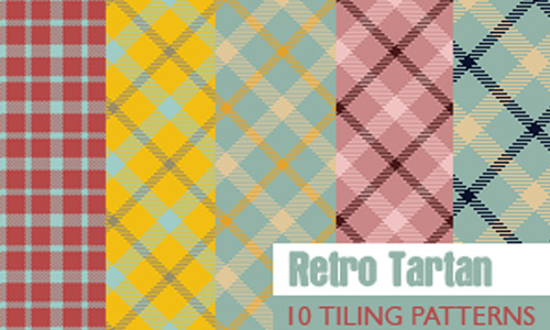 Retro Tartan 10 patterns