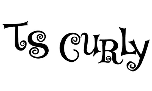 TS Curly font