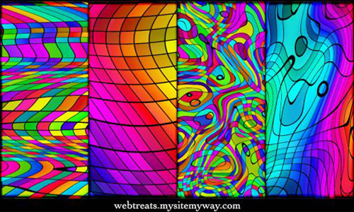 Seamless Chromatic Rainbow Patterns