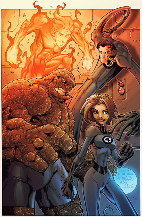 2004Nov14 Fantastic Four Pinup